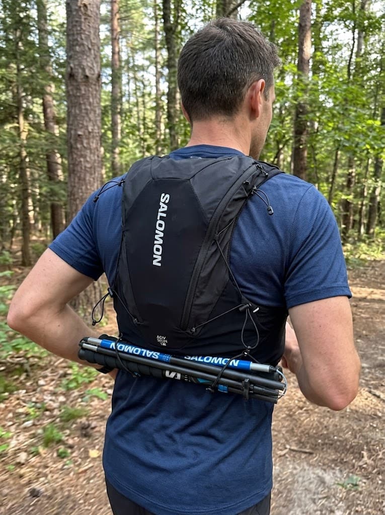 Owner-supplied illustration of the rear of a black Salomon ADV SKIN vest