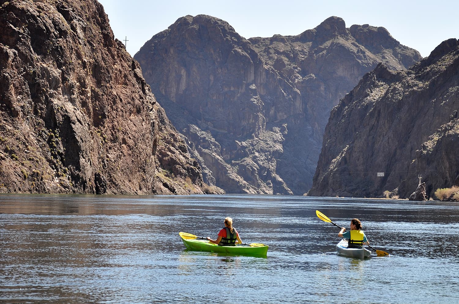 Kayaking through the Black Canyon Wilderness Area
